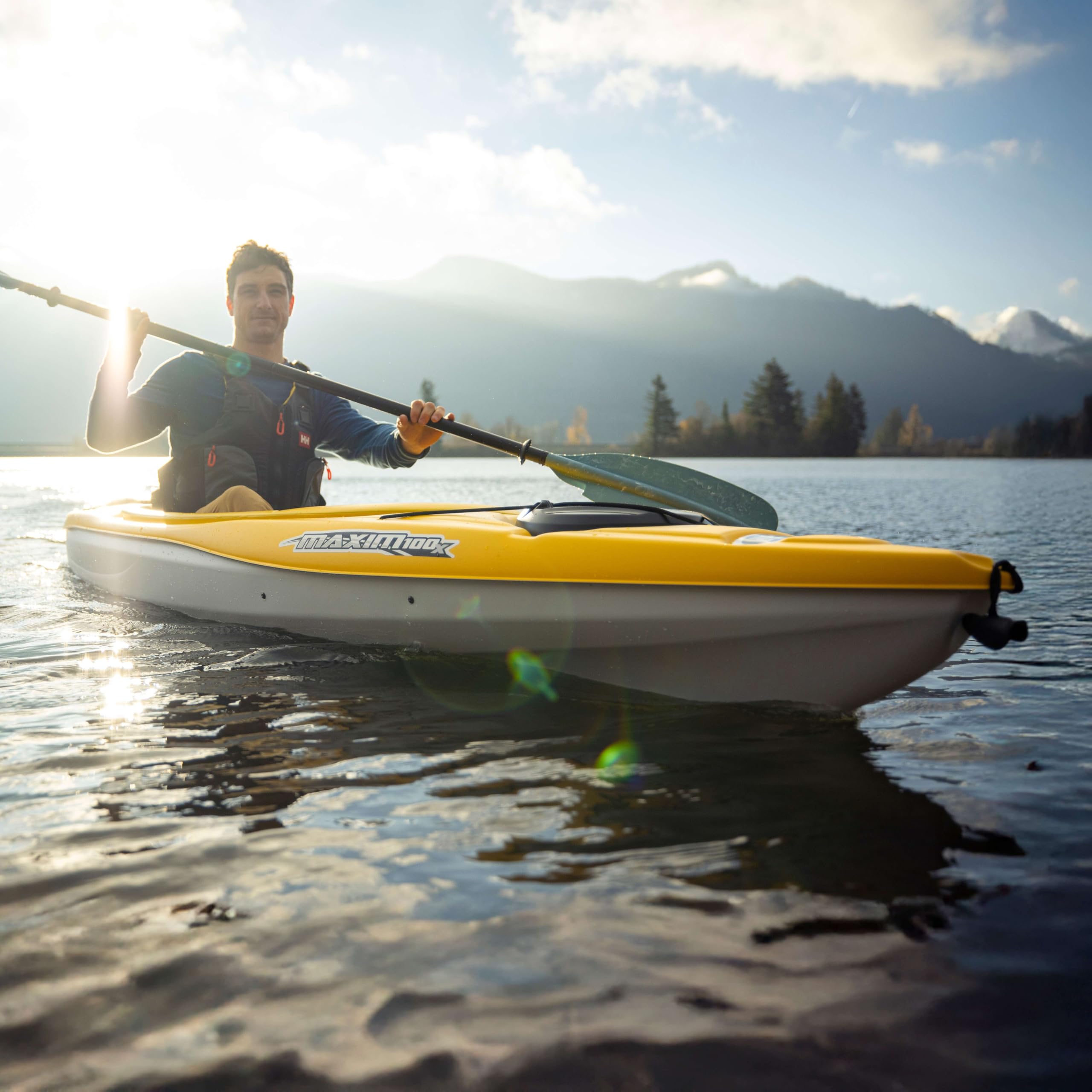 Pelican - Maxim 100X Recreational Kayak - Sit-in - Lightweight one Person Kayak - 10ft - Image 4